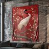 Bird Perches On The Branch Digital Printing Polyester Wall Tapestry Suitable For Use In Living Rooms Bedrooms Offices Bars Party