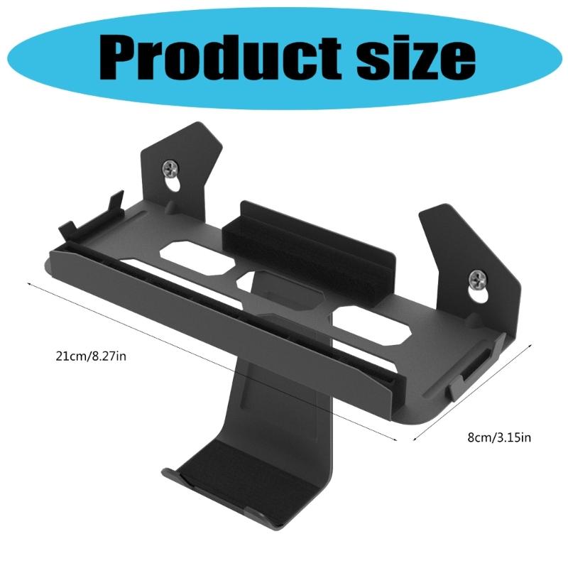 Vertikaler Geräte-Ständer Wandhalterung Gestell Stahlkonstruktion Effektives offenes Design Verhindert Überhitzung für NS2 Gaming-Serie