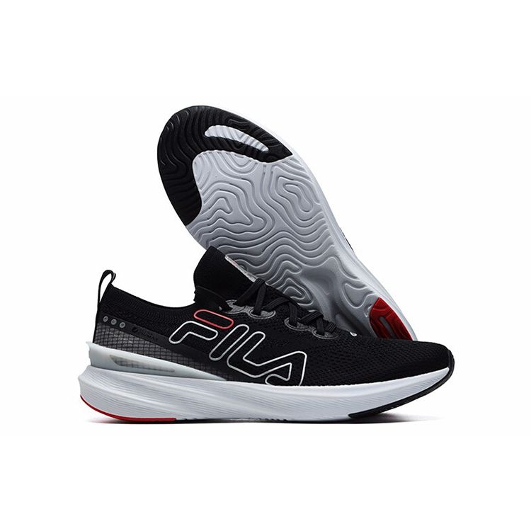 FILA Athletics Comfortable Fabric Low-Top Casual Running Shoes Women sneaker Black A12W122202FBK