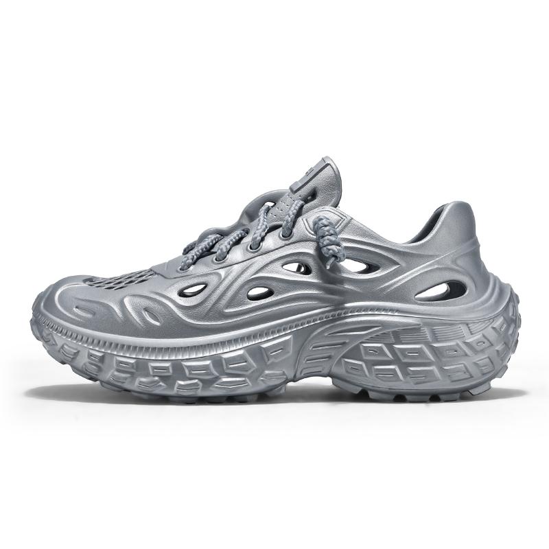 

Новая летняя мода для влюбленных сандалии EVA Baotou мужские сандалии уличные на толстой подошве с отверстиями роскошные пляжные мужские садовые туфли 36