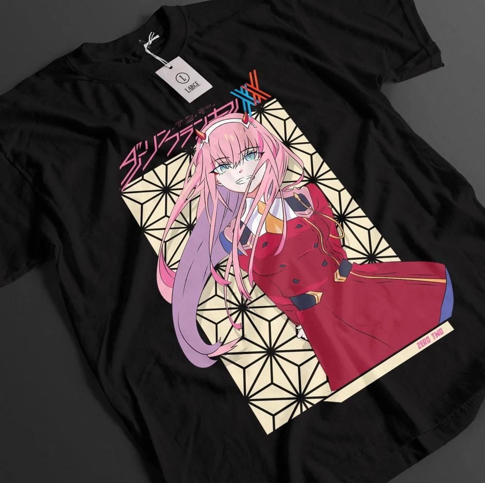 Darling In The Franxx Shirt Zero Two Tshirt Hiro Tshirt Goro Miku Top Anime Tee S