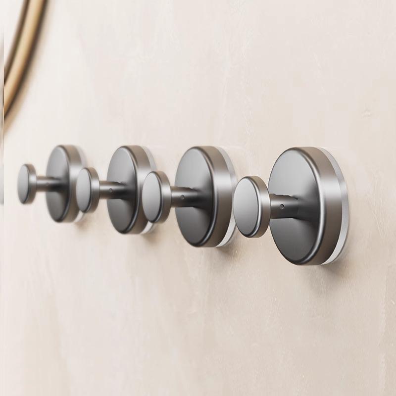 Reusable Suction Cup Hooks Waterproof Bathroom clothes Robe Coat Towel Hanger Hook Kitchen Bathroom Organizer Hook Accessories