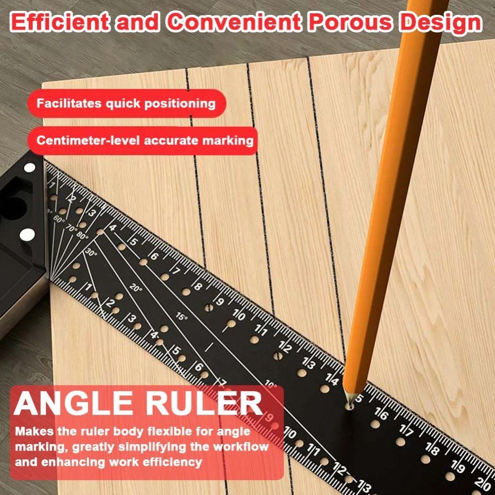 High Precision Right Angle Ruler Industrial Grade Woodworking Gauge  Carpentry