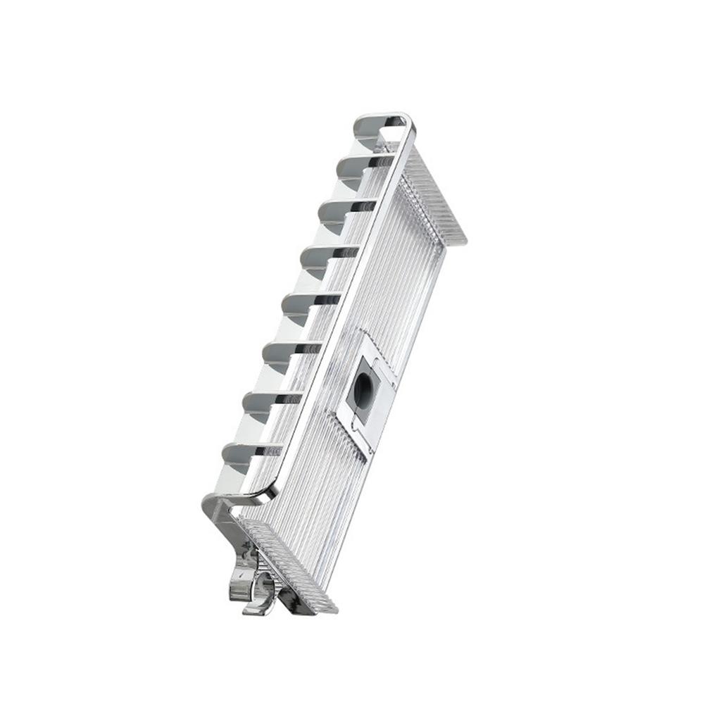 Practical Space Saving Shower Rod Organizers Without Tool Required Bath Accessory for 19 25mm Diameter Track ABS