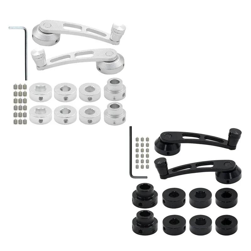 1set Aluminum Alloy Car Window Close Hand Crank Handle Winder Riser Replacement Manual Auto Window Closer Handle for Older Car