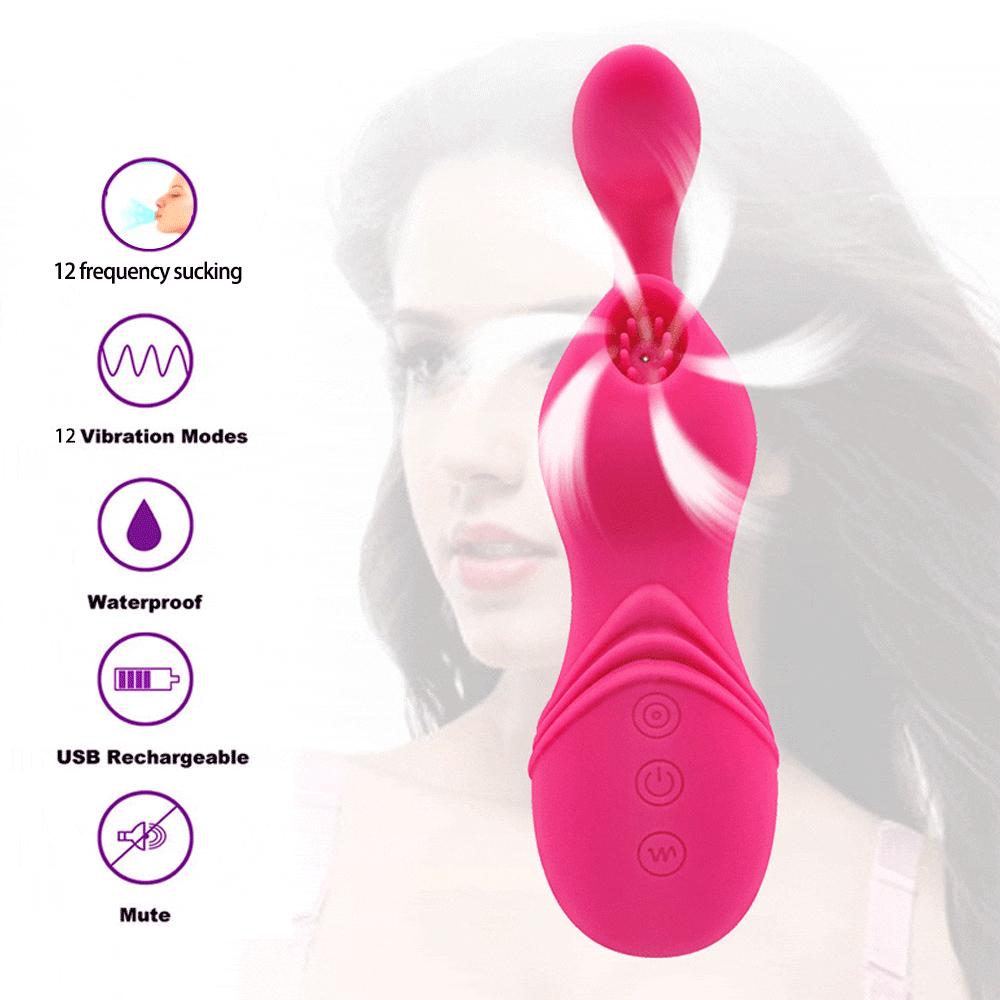 12 Speed Clitoral Stimulator Air Suction Mini Sucking  Sex Toy Waterproof Suction s