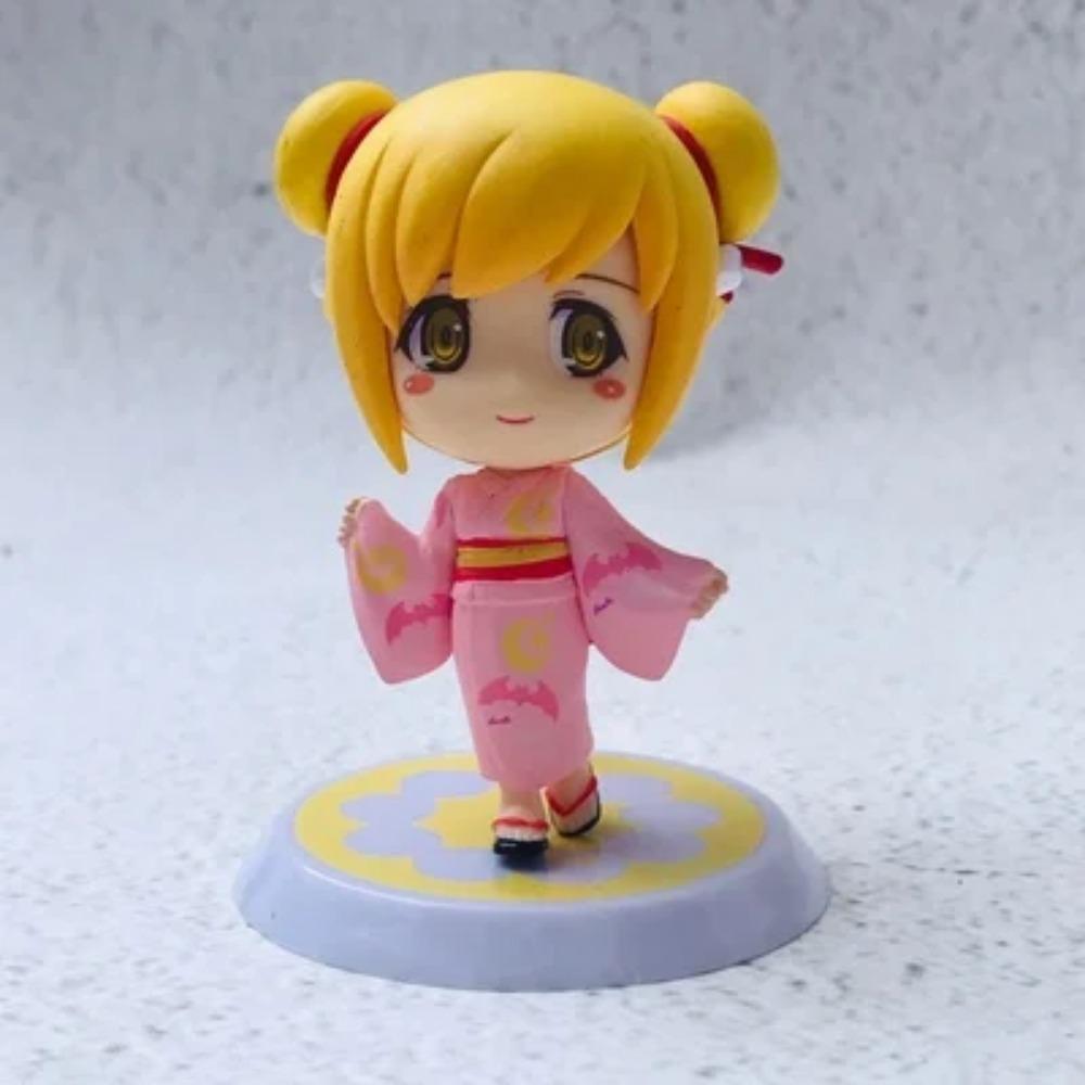 Anime Peripherals Q Version Oshino Shinobu Various Styles Action Figure Collect Desktop Ornament Model Toy