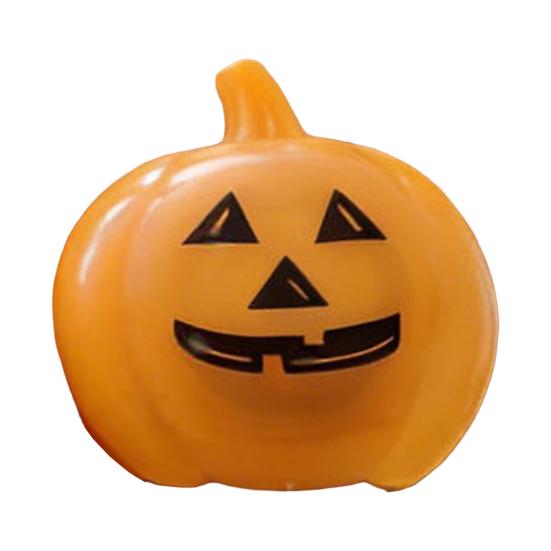 Halloween LED Rings Light Up Finger Rings Toy for Kids Adults Spooky Pumpkin One Size F