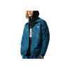 Reebok Color Block Striped Comfortable Casual Long Sleeve Jacket Unisex Jackets Legion-Blue 24FRM103UGBA