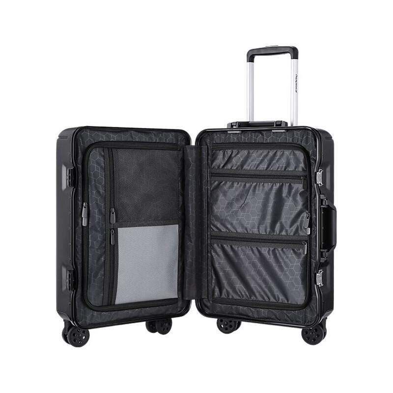 Diplomat Fashion Aluminum Frame Universal Wheel Carry-on Suitcase