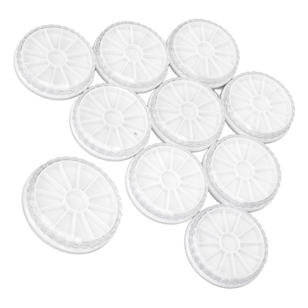 10pcs Transparent Transparent Jewelry Bead Organizer For Nail Decoration