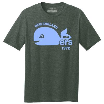 New England Whalers 1972 "Grote Walvis" Hockey TRI-BLEND T-shirt