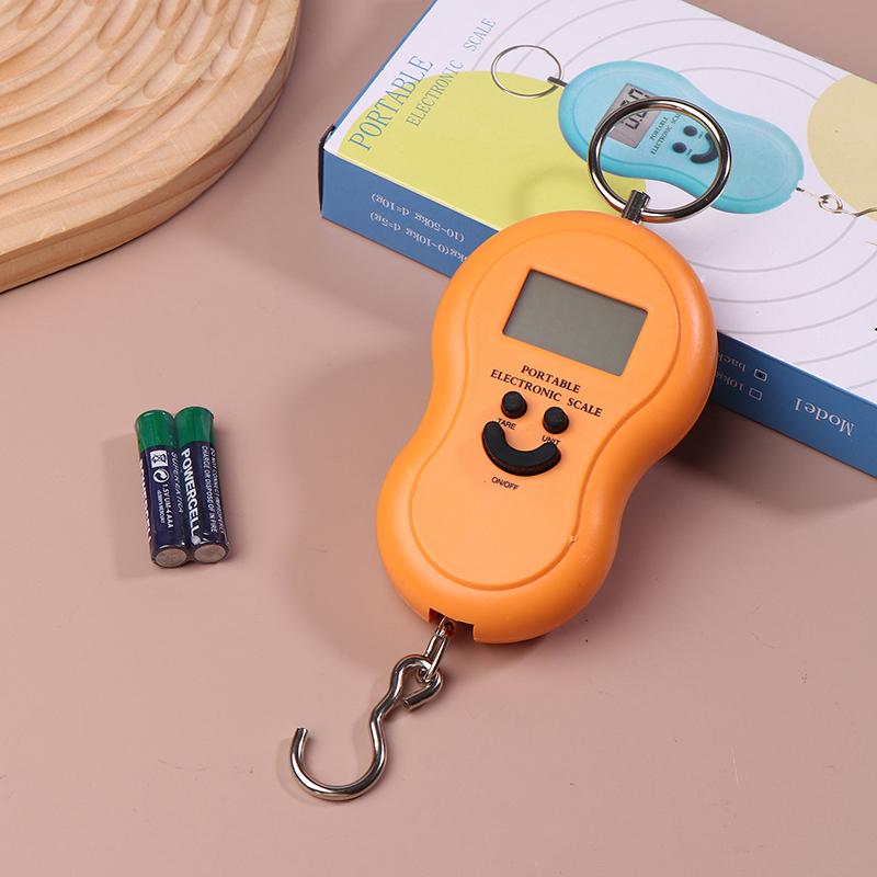 1Pc Electronic 50Kg 10G Hanging Scale Lcd Digital Display Screen Scale Backlight Fishing Weights Pocket Scale Luggage Scale