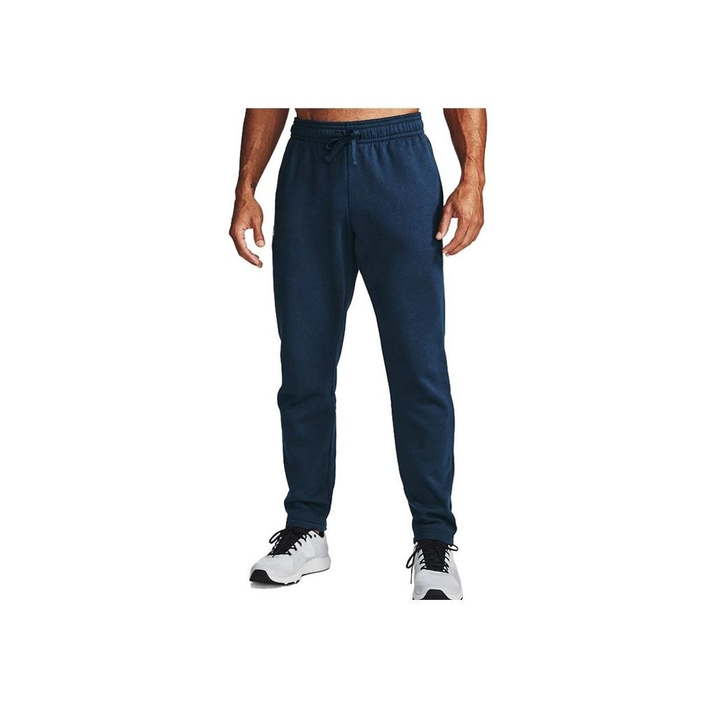 Under Armour Straight Leg Fleece Training Pants Men Bottoms Dark-Blue 1357129-408