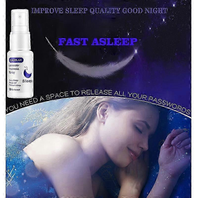 1 Stück Schlaf-Spray, Einschlafhilfe bei Schlaflosigkeit, Kissennebel Lavendel 20 ml für schlaflose Nächte