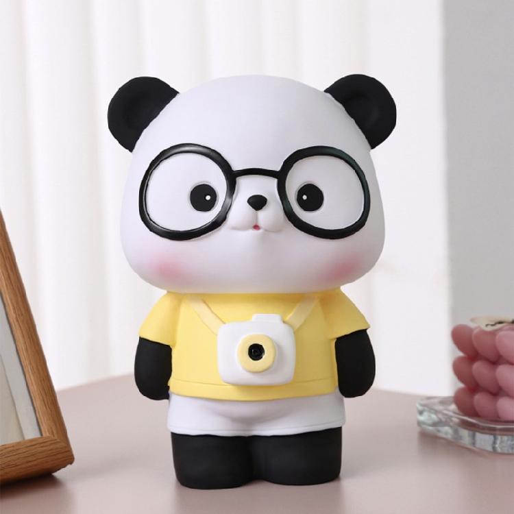 Convenient Coin Collector Animal Shaped Money Saving Jar Panda Piggy Banks Decor