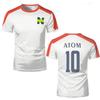 Manga Captain Number 10 Tsubasa Jersey Cosplay Custom Tops Short Sleeve Loose T-shirt Streetwear Unisex 3D Print T Shirts