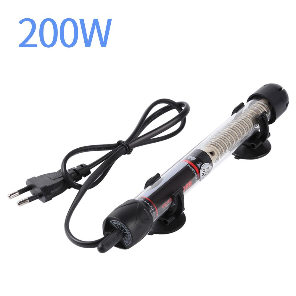 25W/100W/200W/300W Einstellbare Temperatur Thermostat Heizstab Tauchbar Aquarium Fischbecken Wasserheizung Wassererwärmung EU-Stecker