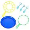 6pcs Bubbles Blowing Rings Multi-shape Bubble Wand Bubble Making Toy Assorted Color