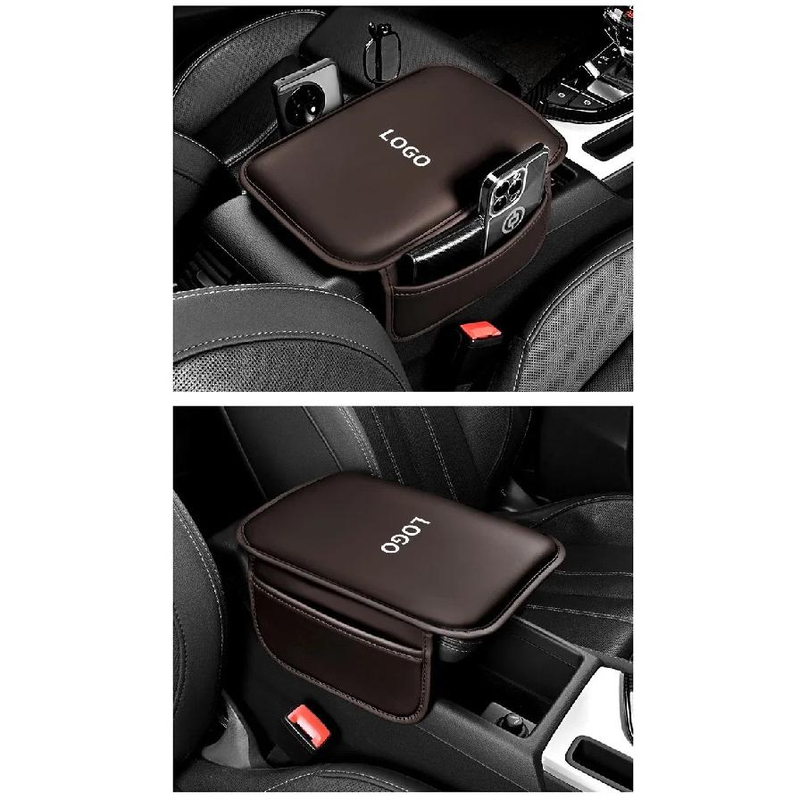 Center Console Arm Rest Protector Leather Car Armrest Box Pad Storage Pocket for BAIC BJ40 BJ30 BJ60 BJ80 X7 X55 X35 Plus Pro SE