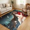 Tian Guan Ci Fu H-Heaven Official Blessing Absorbent Non-Slip Floor Mat Flannel Rug Bedroom Living Room Door Mat Home Decor
