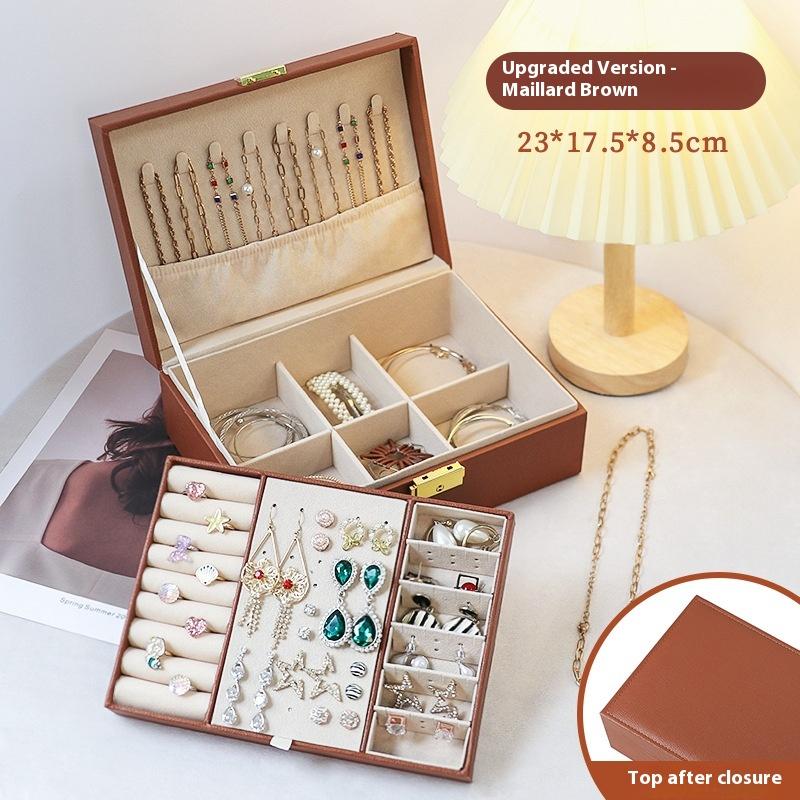 Jewelry Storage Box Necklace Ring Earrings Bracelet Jewelry Storage Box Earrings Stud Earrings Jewelry Box