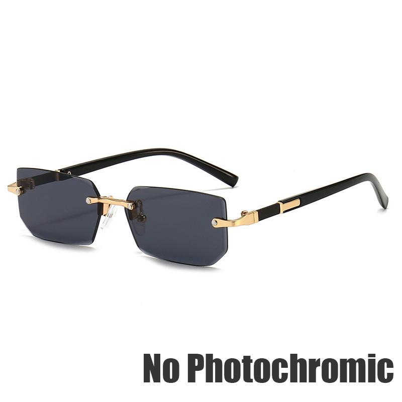 Y2K Women's Retro Square Frame Glasses for Girls Japanese Harajuku Glass Eyewear Rimless Computer Anti-blue Eyeglasses