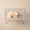 Pet Grooming Stand with Mesh Platform Freestanding for Nail Trimming
