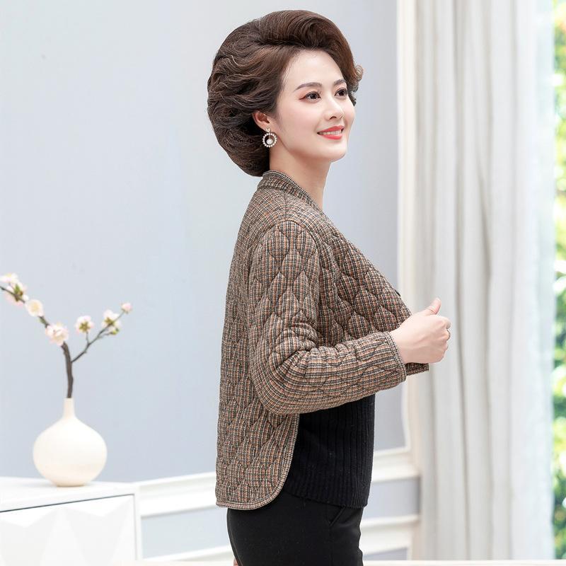 Women's Camel Hair Cotton Vest - Mid-Aged & Elderly, Warm, Thickened, Plus Velvet, Short-Sleeved, Waist & Shoulder Protection.