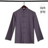 Men's Large Tang Suit Hanfu Long-Sleeve Jacket