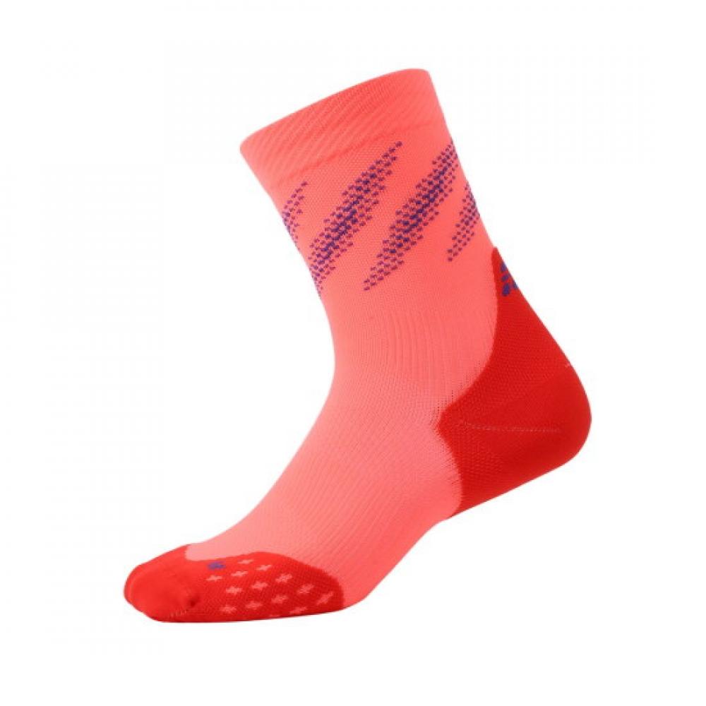 Cep Women S Core Run Illiktip compreSSion SockS Mid Cut Neon Coral Purple Wp7c6q