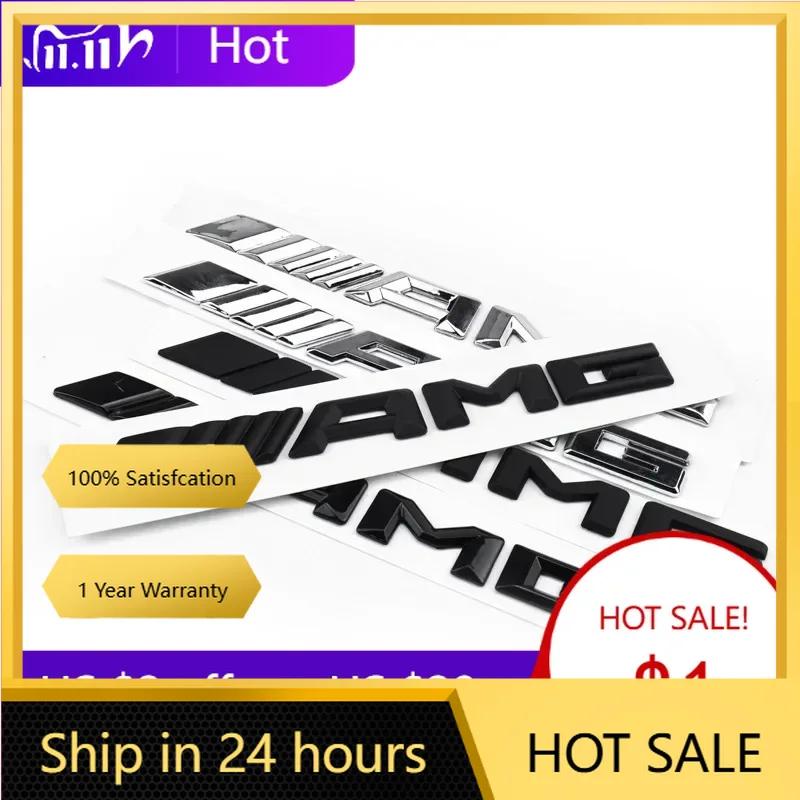 Für Mercedes Benz Metall Auto 3D Heck Buchstaben Emblem Kofferraum Aufkleber für Mercedes benz AMG C E S GLE CLC Klasse W204 W203 W205 W124 W2