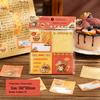 Mu Ran Vintage Food Illustration Sticky Notes - Creative Stationery for Students and Journaling