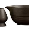 Matcha Set Keramikschale mit Ausguss für Teeliebhaber Tragbar Robust Sieb Besenhalter Zeremonie
