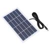 2W Solar Panel Water Proof Polycrystalline Silicon Solar Panel Charger with Type C Interface for Outdoor Garden Lights