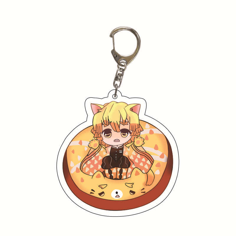 

Acrylic Keychain Pendant Demon Slayer Anime Merchandise Cosplay Accessories Beautiful Gifts for Fans Collection 55mm
