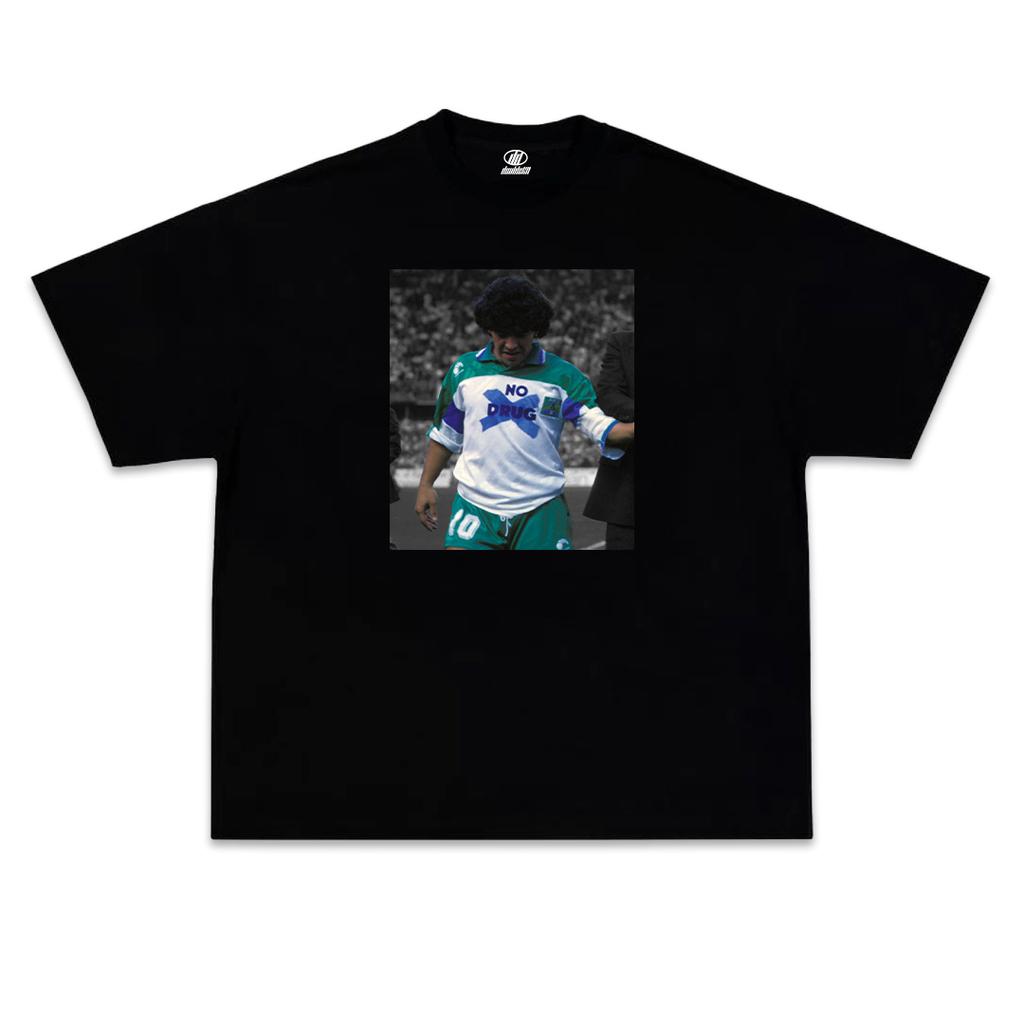Maradona Big Face Print Men T-shirts Oversized Y2k Casual Cotton Street Hip Hop Short Sleeve Male Top Breathable Comfort Clothes