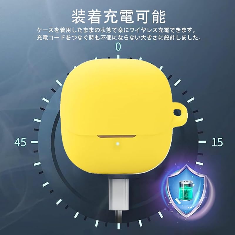 For Xiaomi Buds 5 case Cover [HNWEIWEI] for silicon storage case convenience With carabiner trip lightweight protective cover Scratch prevention