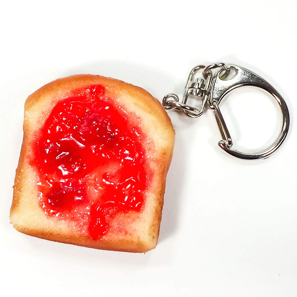 

stomach will rumble every time you look at Toast food sample keychain gift 127OK Coconut Accessories [Your it] (with jam) - cute, funny, souvenir, -