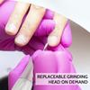 Piesă de mână pentru mașină de frezat unghii, viteză reglabilă 30000 RPM, portabilă, USB, mâner pentru lustruit unghii