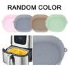 Multipurpose Air Fryer Pad Silicone Air Fryer Liners Accessories Cake Baking Pan Round Insulation Pad Tray Fryer Pad