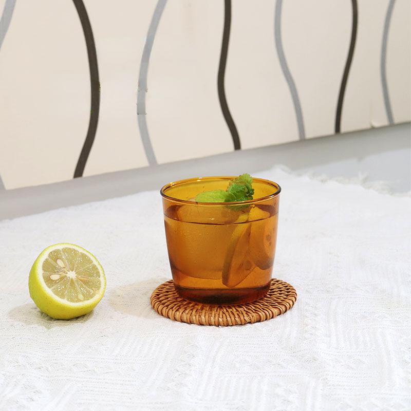 Cocktail Glass Cup Colorful High Borosilicate Juice Glass of Sparkling Water Whiskey Bottle Household Storage Drinking Glasses