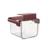 Plastic Drawer Style Storage Box Transparent Wall Mounted Under Cabinet Storage Box Large Capacity Self Adhesive Qtips Holder