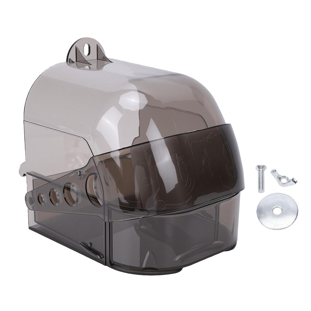 Bird Bath for Cage Spacious Clear Parrot Hanging Bathtub Multifunctional for Little Birds Parrots