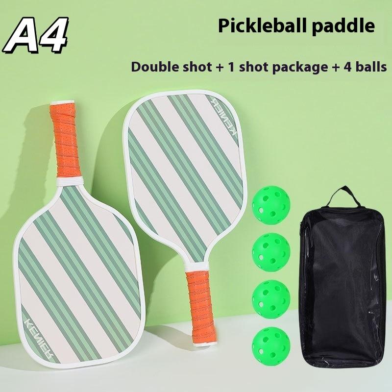 

Професійний набір для піклболу 2 гравці Дерев яні ракетки 4 м ячі Ракетки для піклболу Набори м ячів Портативна сумка A4