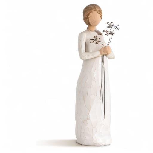 Grateful Willow Tree Statue - Gratitude Birthday Gift for Women, Natural Ornament, Figurine, Sculpture [Parallel Import]