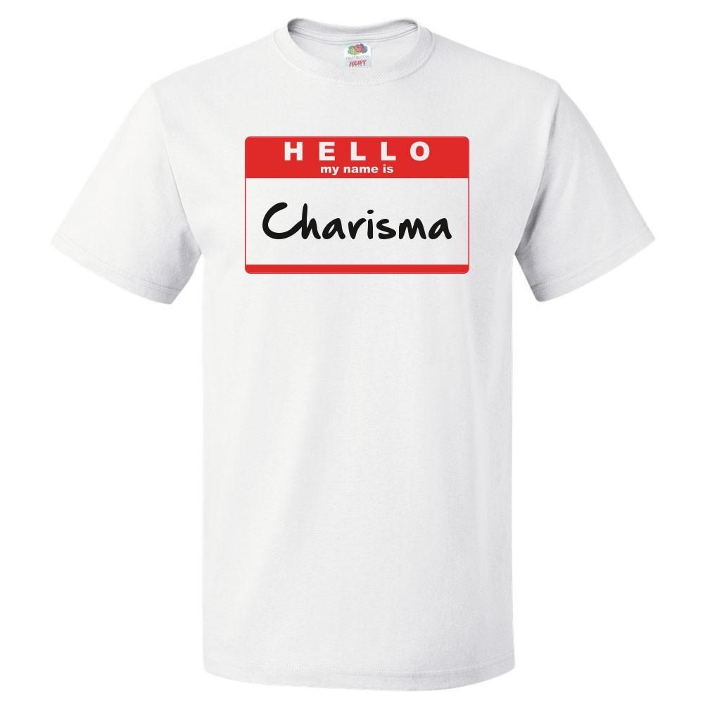 Camiseta Hello My Name Is CharismaSe abre en una nueva ventana o pestaña 4XL