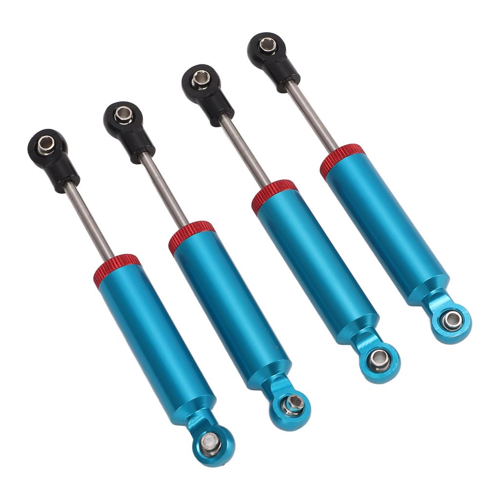 4pcs RC Shock Absorber 100mm Damper with Internal Spring for SCX10 110 RC Crawler Car Blue