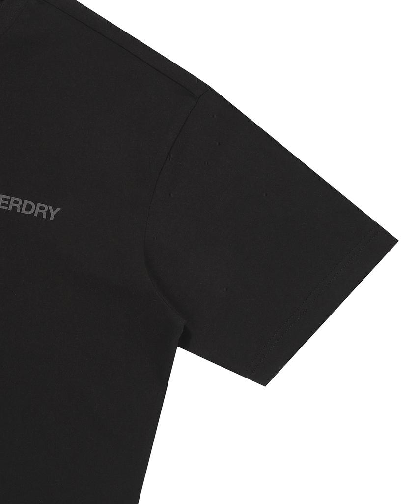 Syupeodeulai Work Label Graphic Short Sleeve T-Shirt Black Sduiscq71Blk