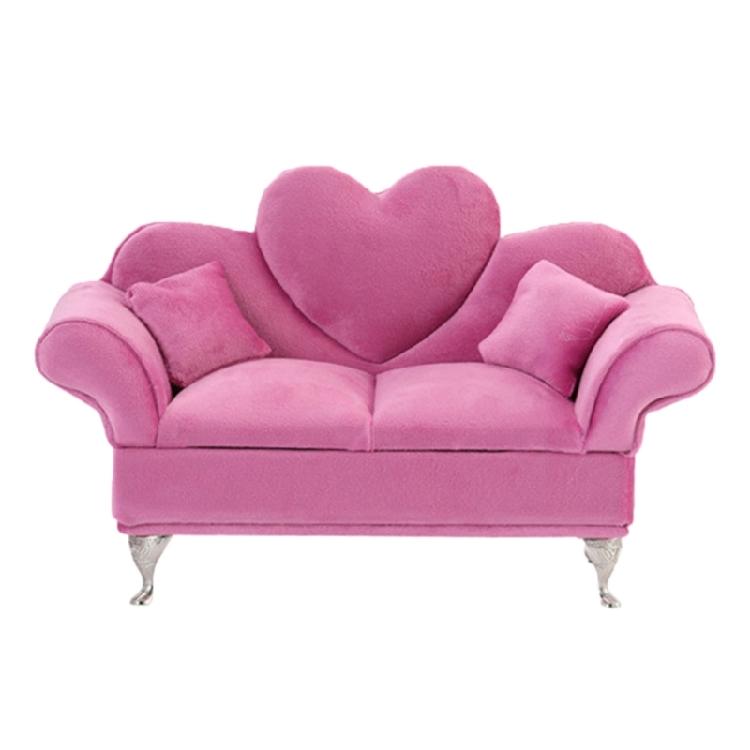 Stylish Plush Jewelry Display Stand Elegant Plush Jewelry Case European Style Mini Chair for Ring Earring Display
